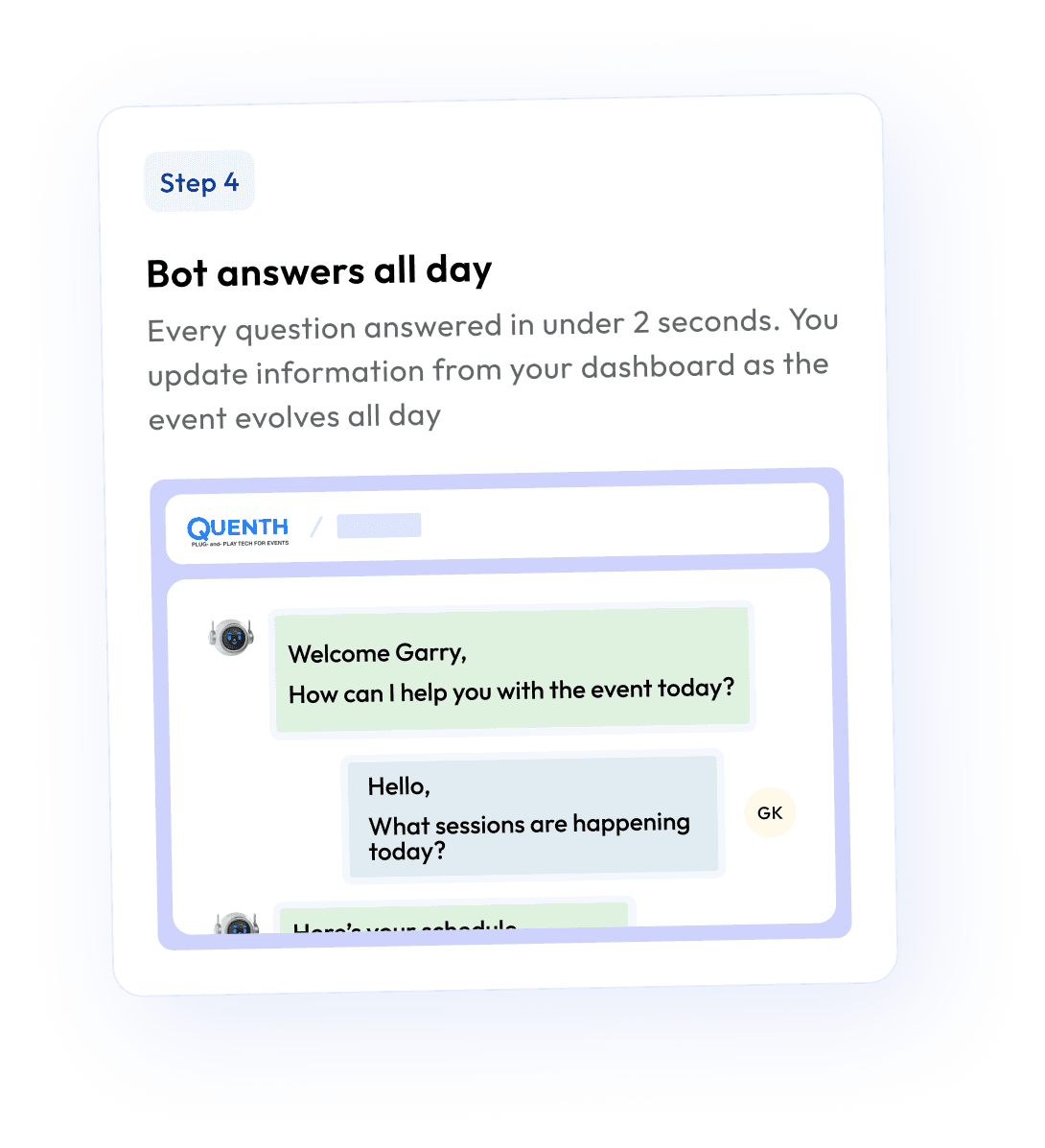 Bot answers all day