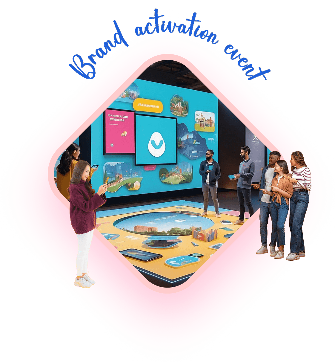 Brand activation game experience banner