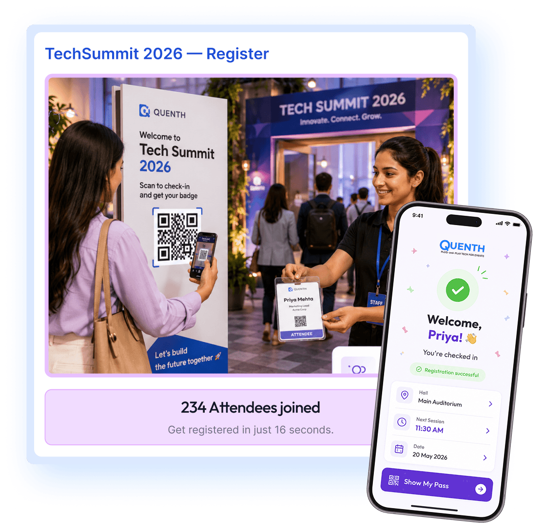 Event registration by quenth