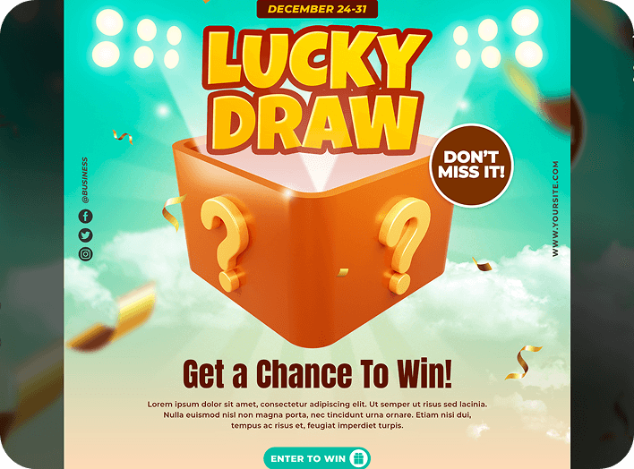 Lucky Draw Cloud Reveal Experience
