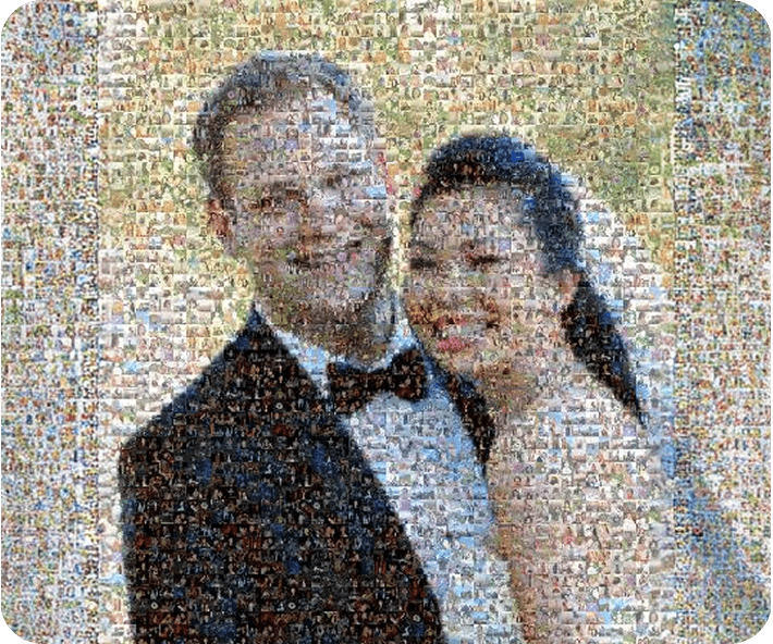 Photo Mosaic Reveal Experience