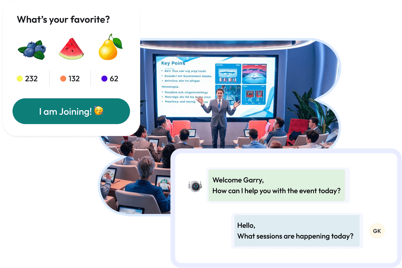 Engage attendee UI
