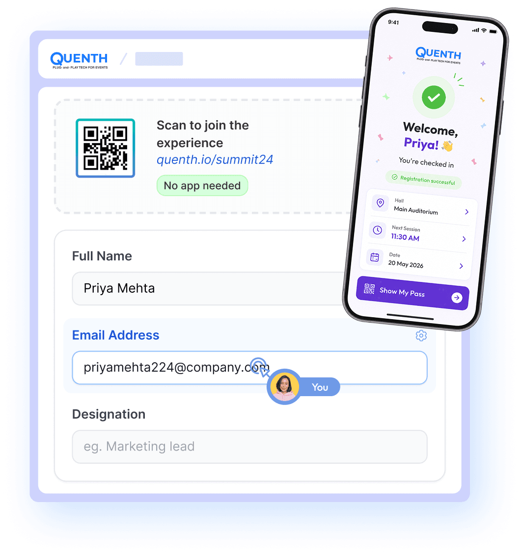 Registration Mockup