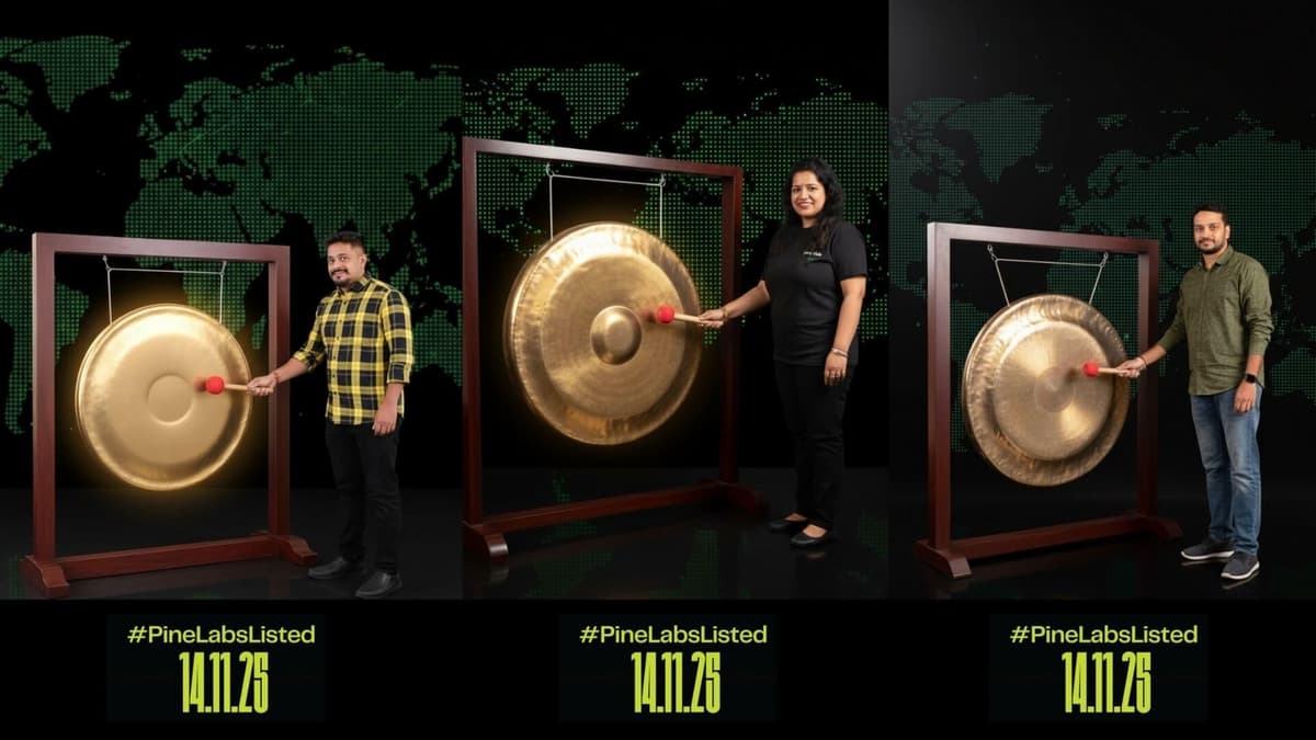 Pine Labs Rings IPO Bell With AI Portraits