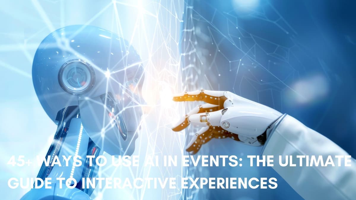 45+ Ways to Use AI in Events: The Ultimate Guide to Interactive Experiences
