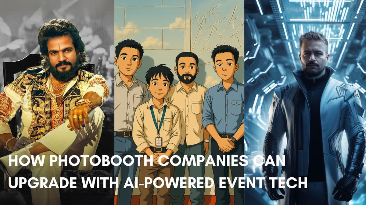How Photobooth Companies Can Upgrade With AI-Powered Event Tech