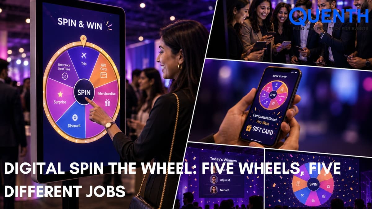 Digital Spin The Wheel: Five Wheels, Five Different Jobs