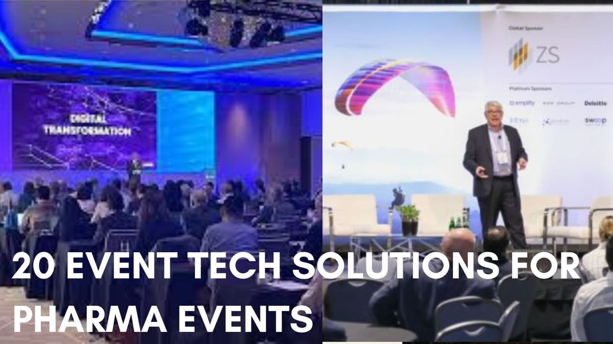 20 Event Tech Solutions For Pharma Events