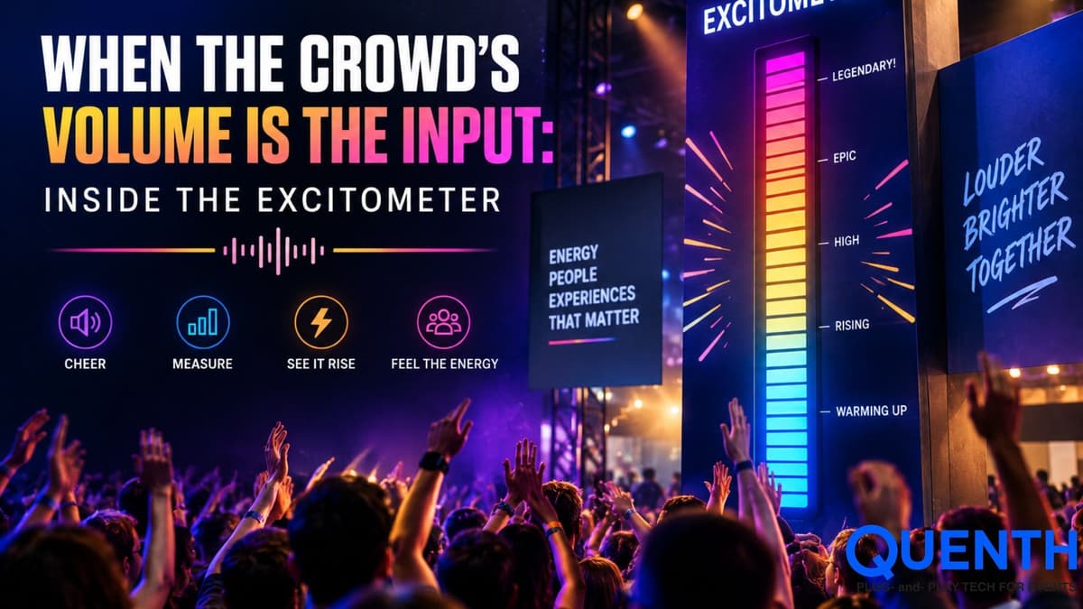 When the Crowd's Volume Is the Input: Inside the Excitometer