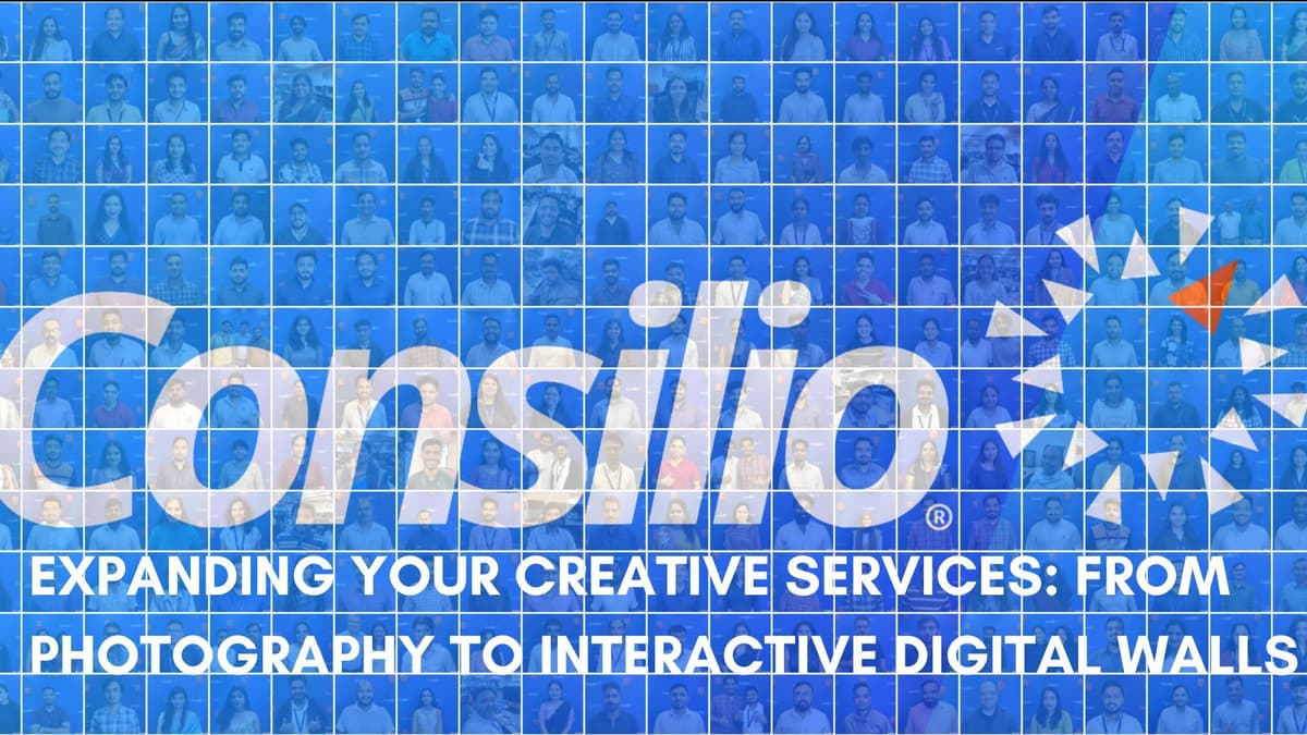 Expanding your creative services: from photography to interactive digital walls