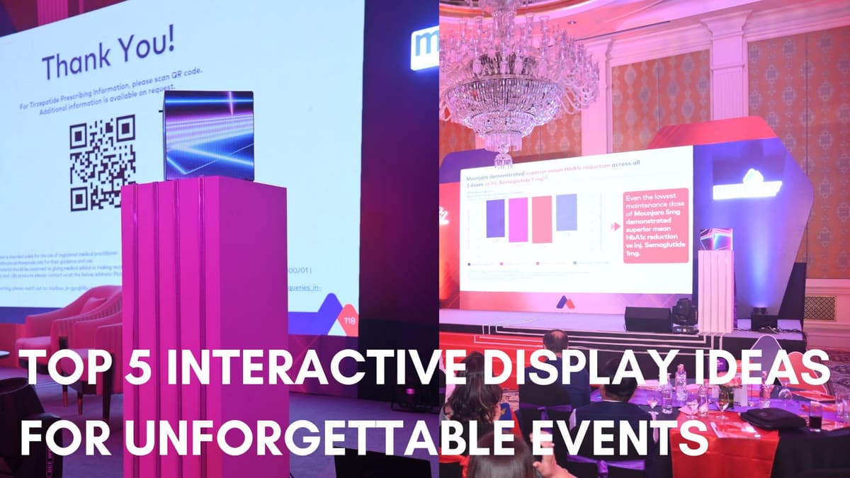 Top 5 Interactive Display Ideas For Unforgettable Events