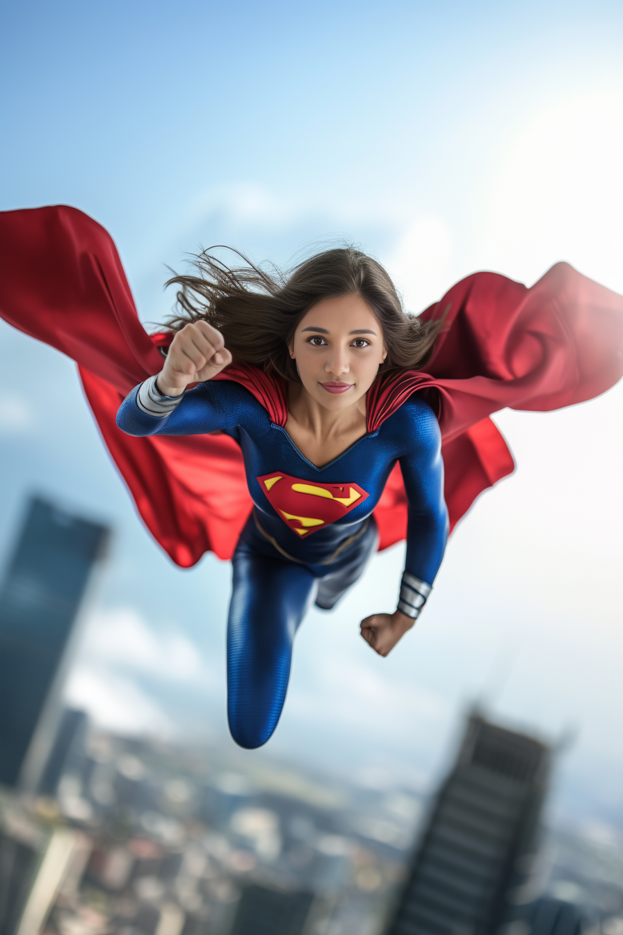 superhero-themed AI photobooth by quenth