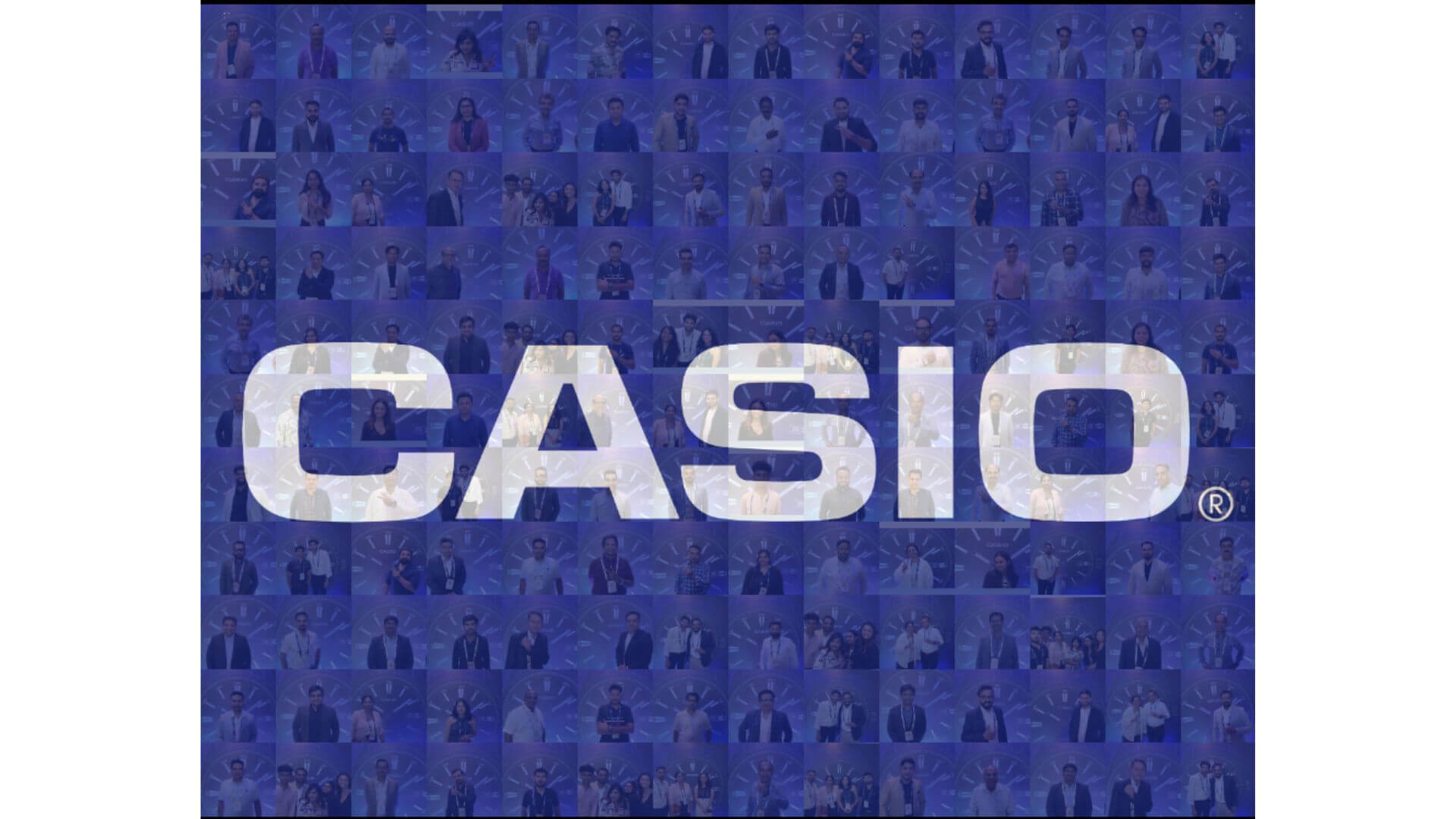 photo mosaic wall for Casio by Quenth
