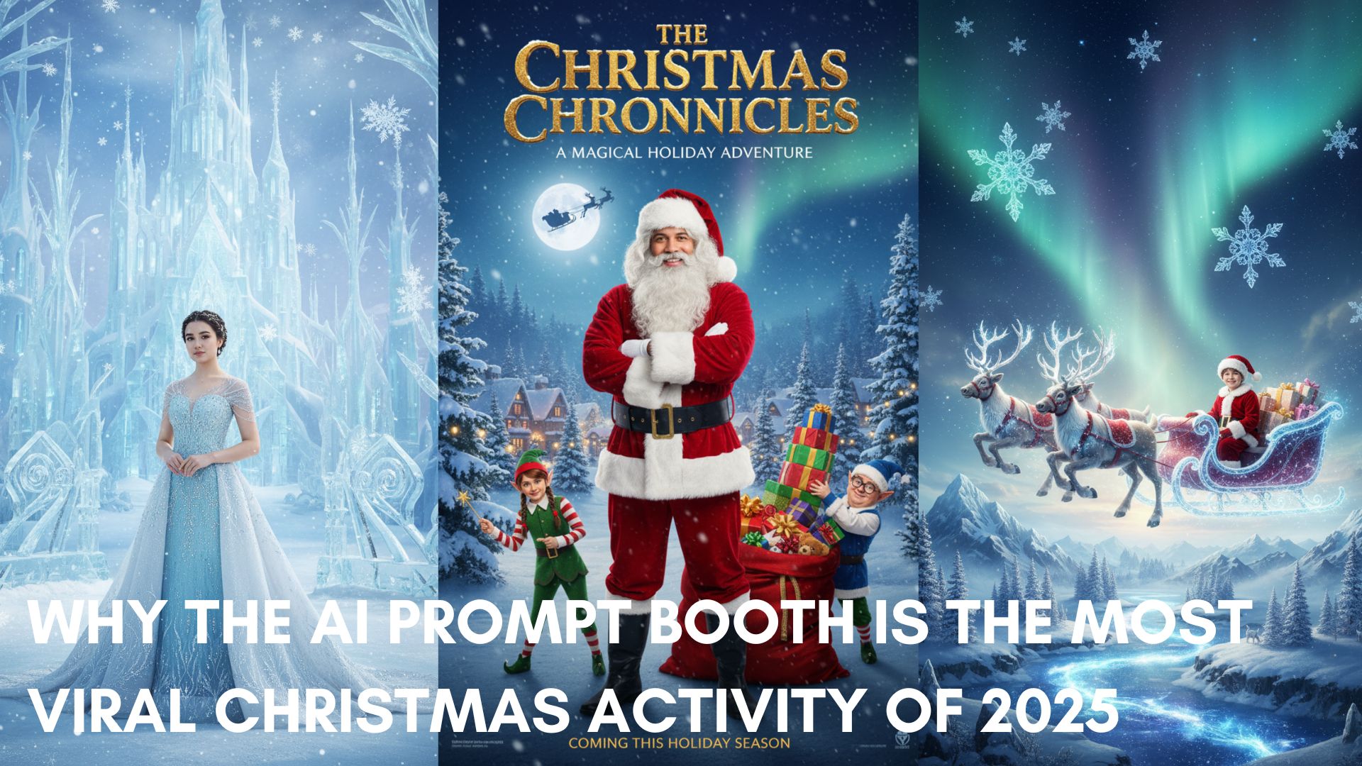ai prompt booth for christmas