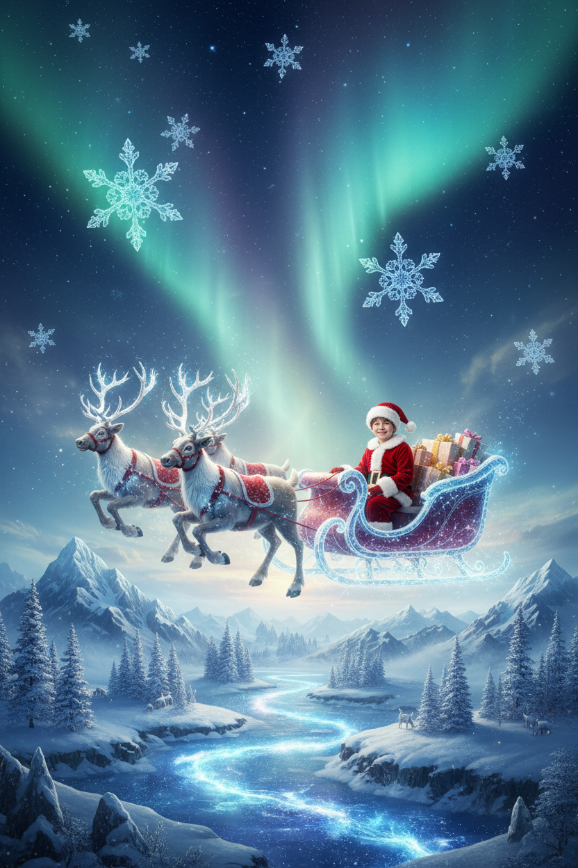 winter wonderland ai photobooth