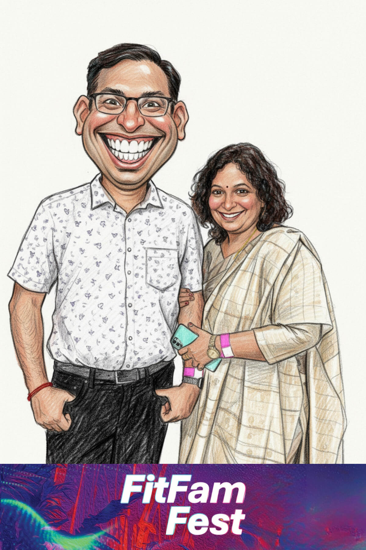 AI Caricature booth in Bengaluru by-Quenth