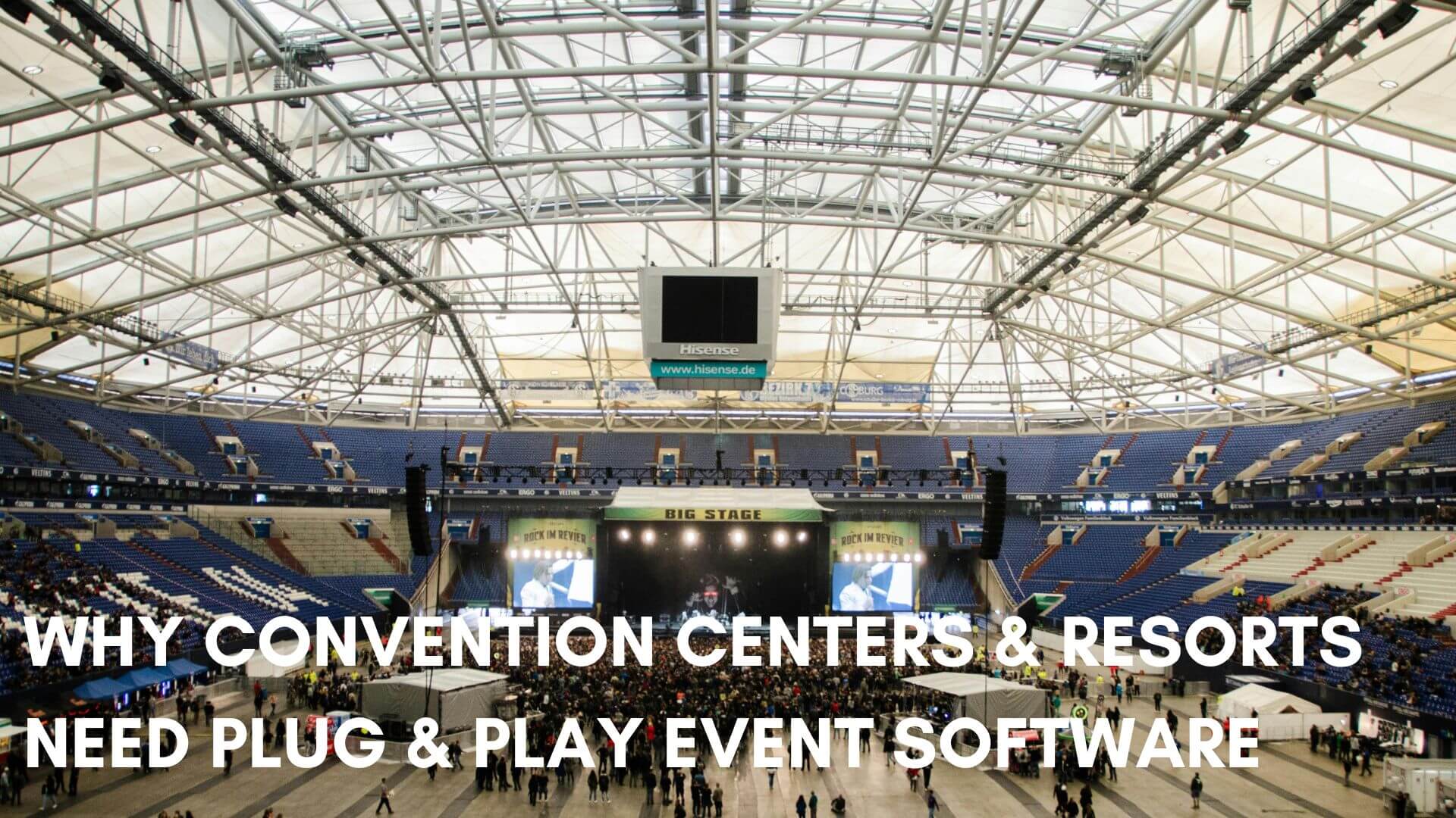 plug and play event software for convention centers and resorts- Quenth