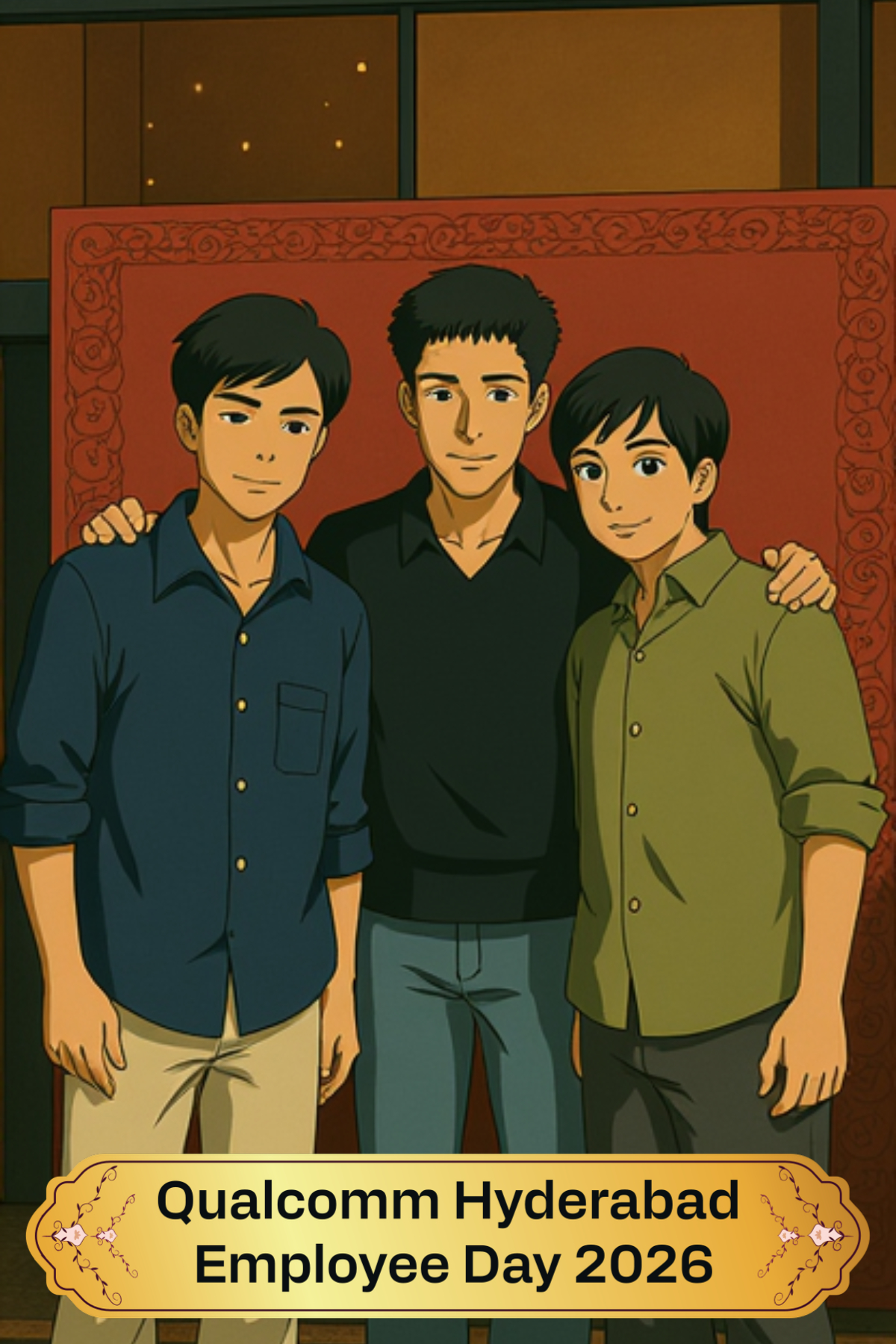 AI Ghibli Booth in Hyderabad by Quenth