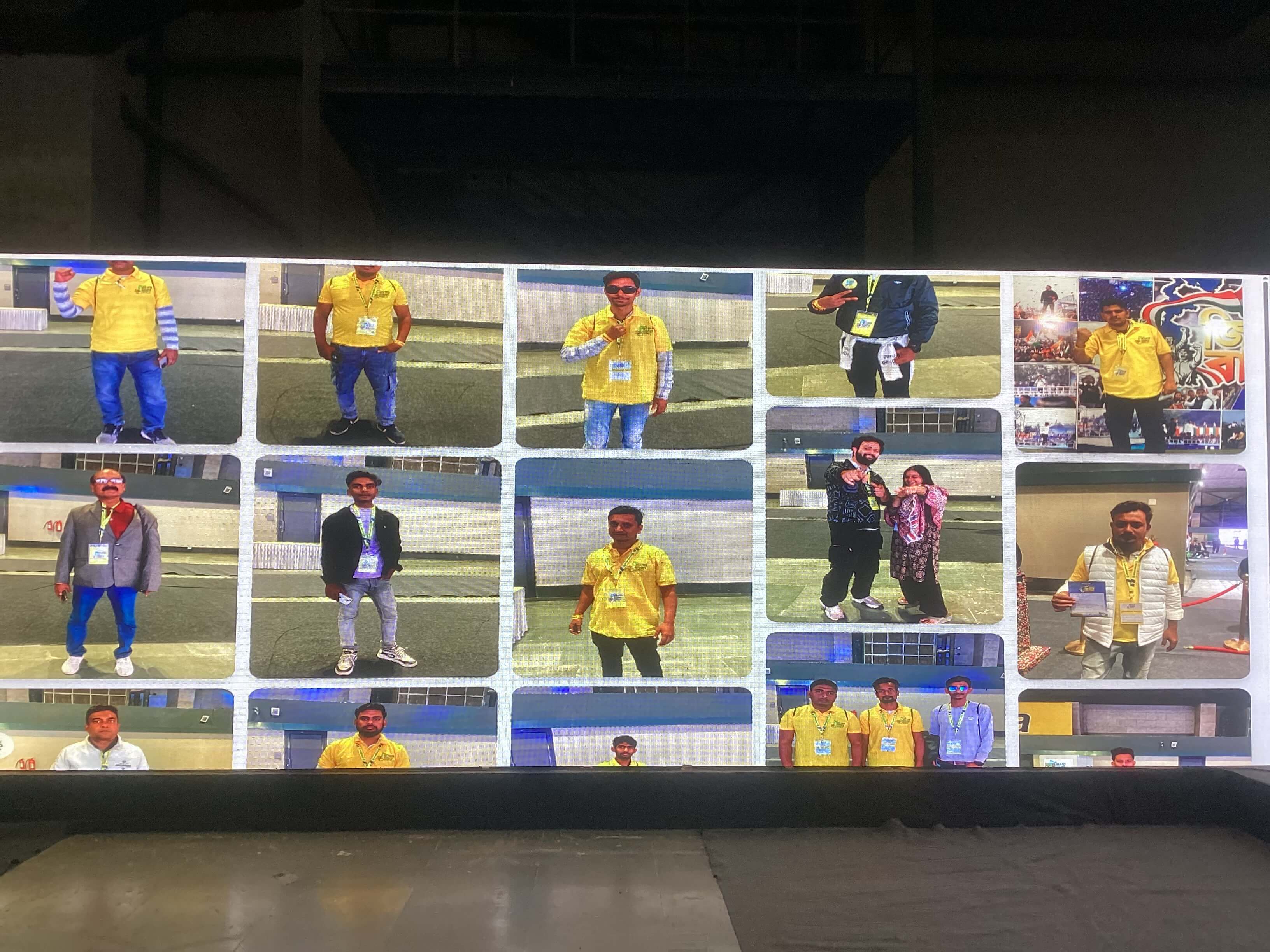interactive event wall in Mumbai by Quenth